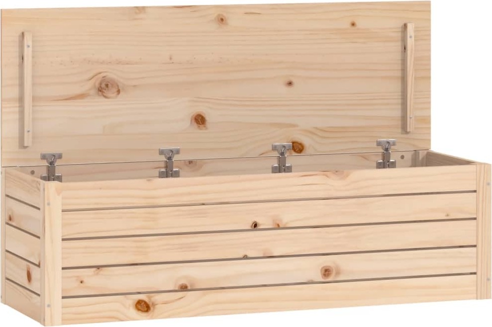 VidaXL Cassapanca da Giardino in Legno Massello di Acacia 120x63x84 cm