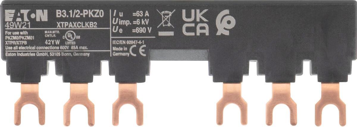 Eaton Drehstromschienenblock B3.1/2-PKZ0 044945