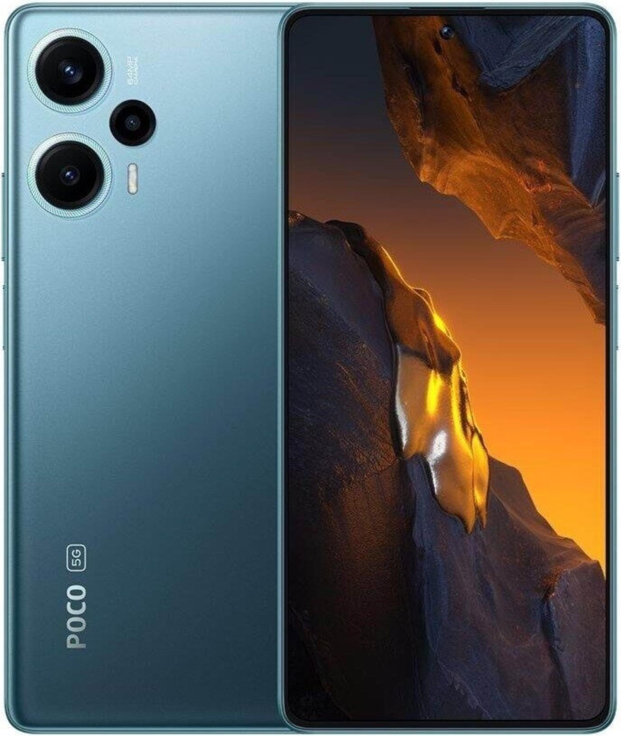 Xiaomi POCO F5, 5G, 16,94cm (6,67"), 8GB RAM, 256GB, OLED Display, Blau