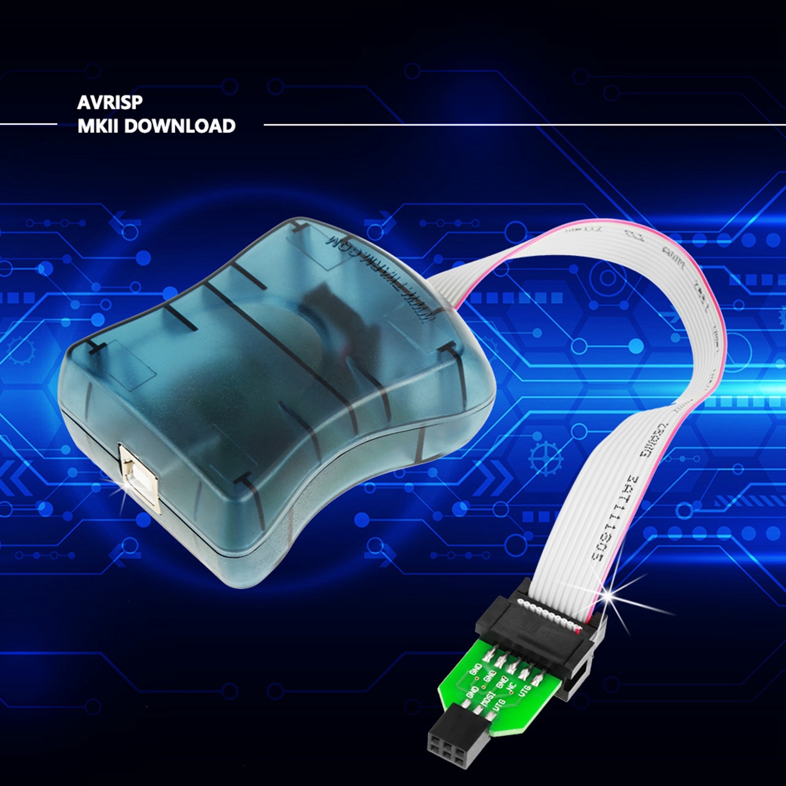 Cocosity AVRISP mkII Downloader,Programmer,AVR ISP Programmer,AVRISP mkII,USB AVRISP mkII Programmer