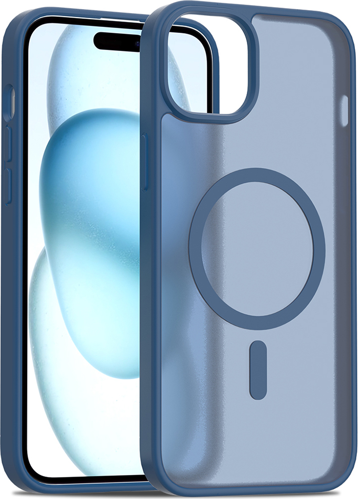 Custodia Magnetica Per IPhone 15 Plus Con Cordino Regolabile - Giallo - Compatibile MagSafe, Bumper In TPU, Protezione 360°