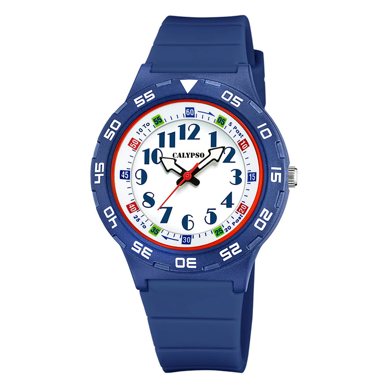 Calypso K5828/5 hodinky chlapec deti hodinky gumové modré