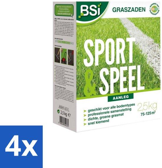 OEM Graszaad Sport & Speel - Sterk & Slijtvast Gazon - 2,5 kg - 4 Stück - Mehrfachpaket 2026