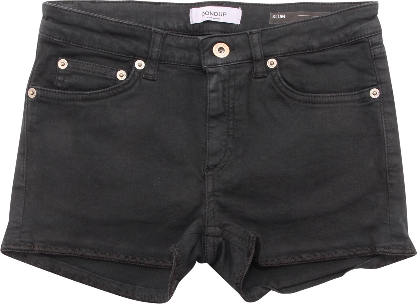 4696AQ pantaloncino bimba DONDUP KLUM girl kids shorts black