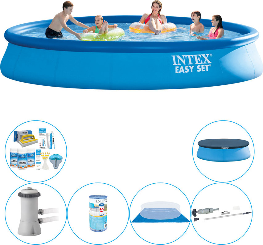 Bazén Super Deal - Intex Easy Set Rund 457x84 cm