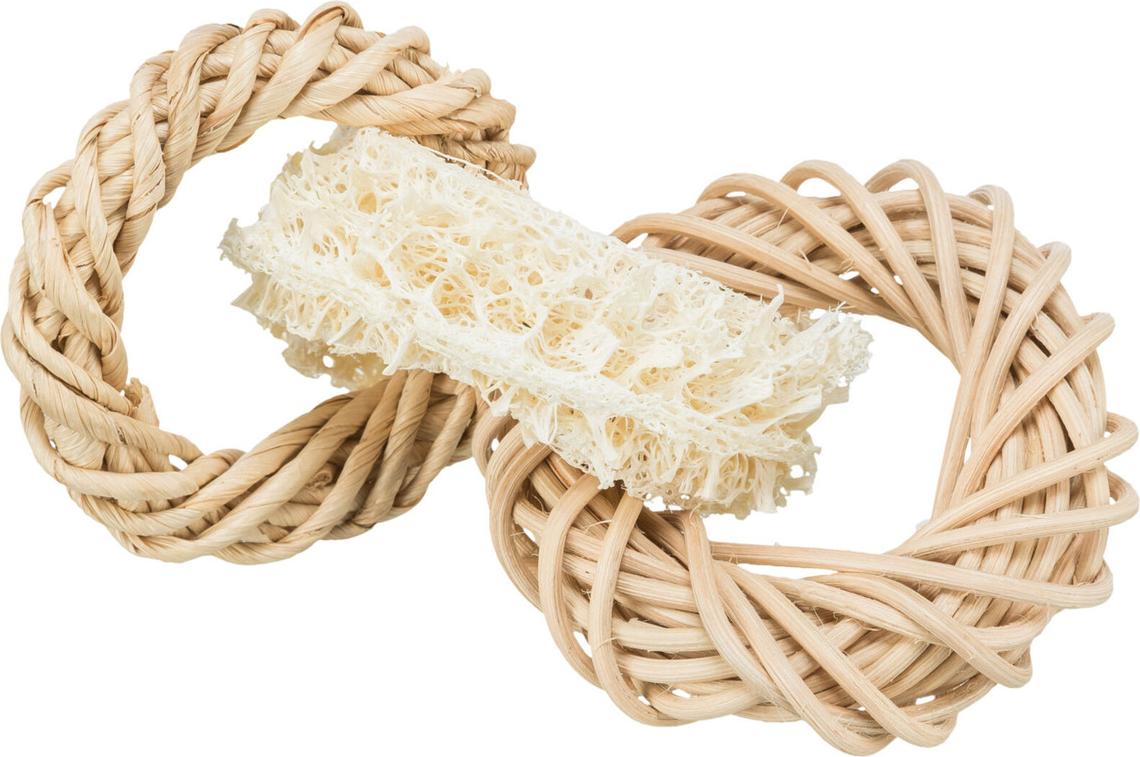 Trixie Luffaschwamm Spielzeug Ø 13 Cm Beige Beige One Size 61828