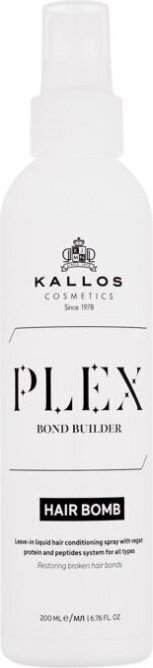 KALLOS PLEX BOND BUILDER Hair Conditioner Plant Protein Peptide Complex 200ml Kls Plex Haar Bombe 200Ml