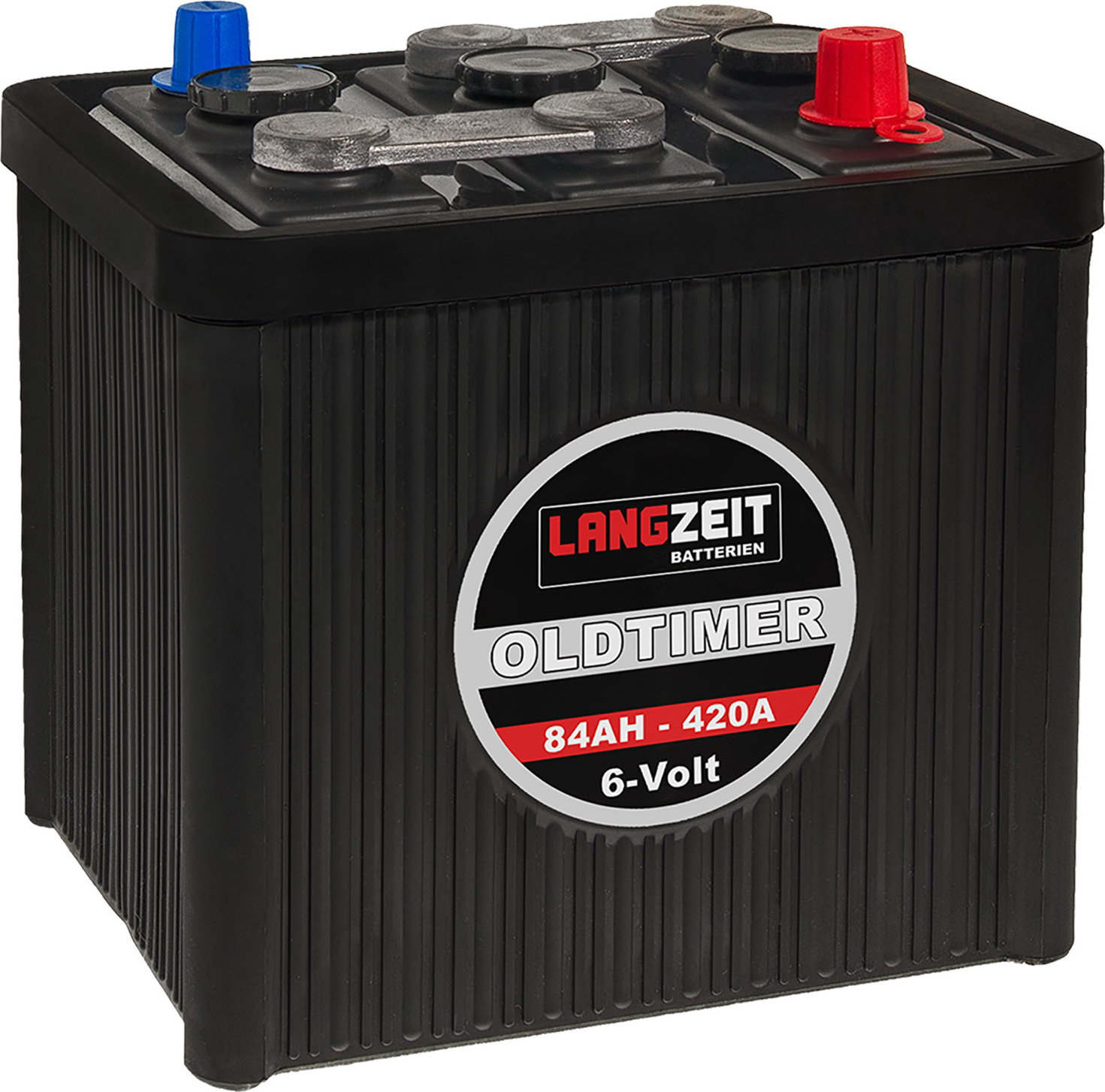 LANGZEIT Batterien Langzeit Oldtimer Autobatterie 84Ah 6V LZ6-848