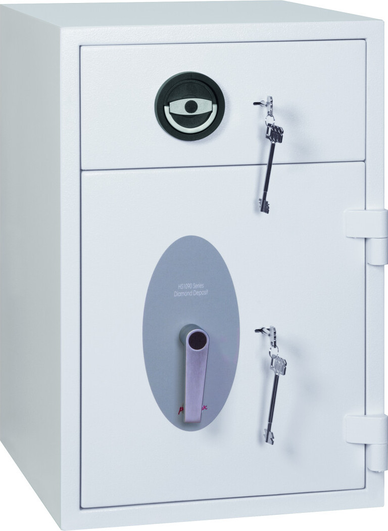 Phoenix Diamond Deposit HS1090KD Größe 1 Hochsicherheit Euro Grade 1 Deposit Safe mit Schlüsselschloss PSHS1090KD