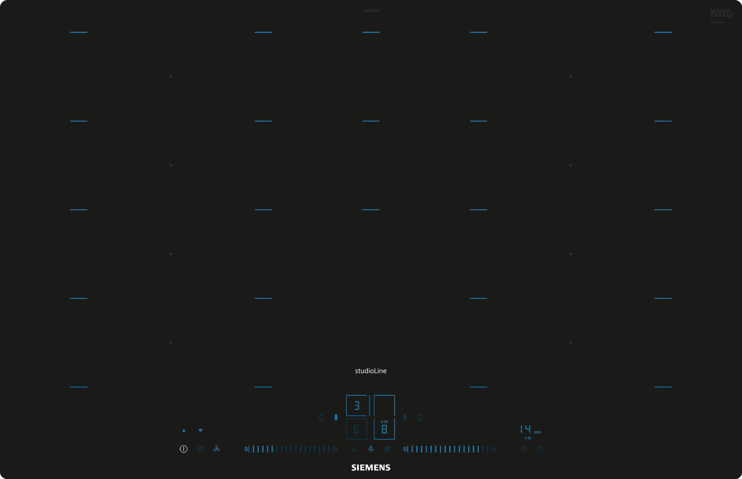 iQ700, Indukčná varná doska, 80 cm, EX808LYV5E