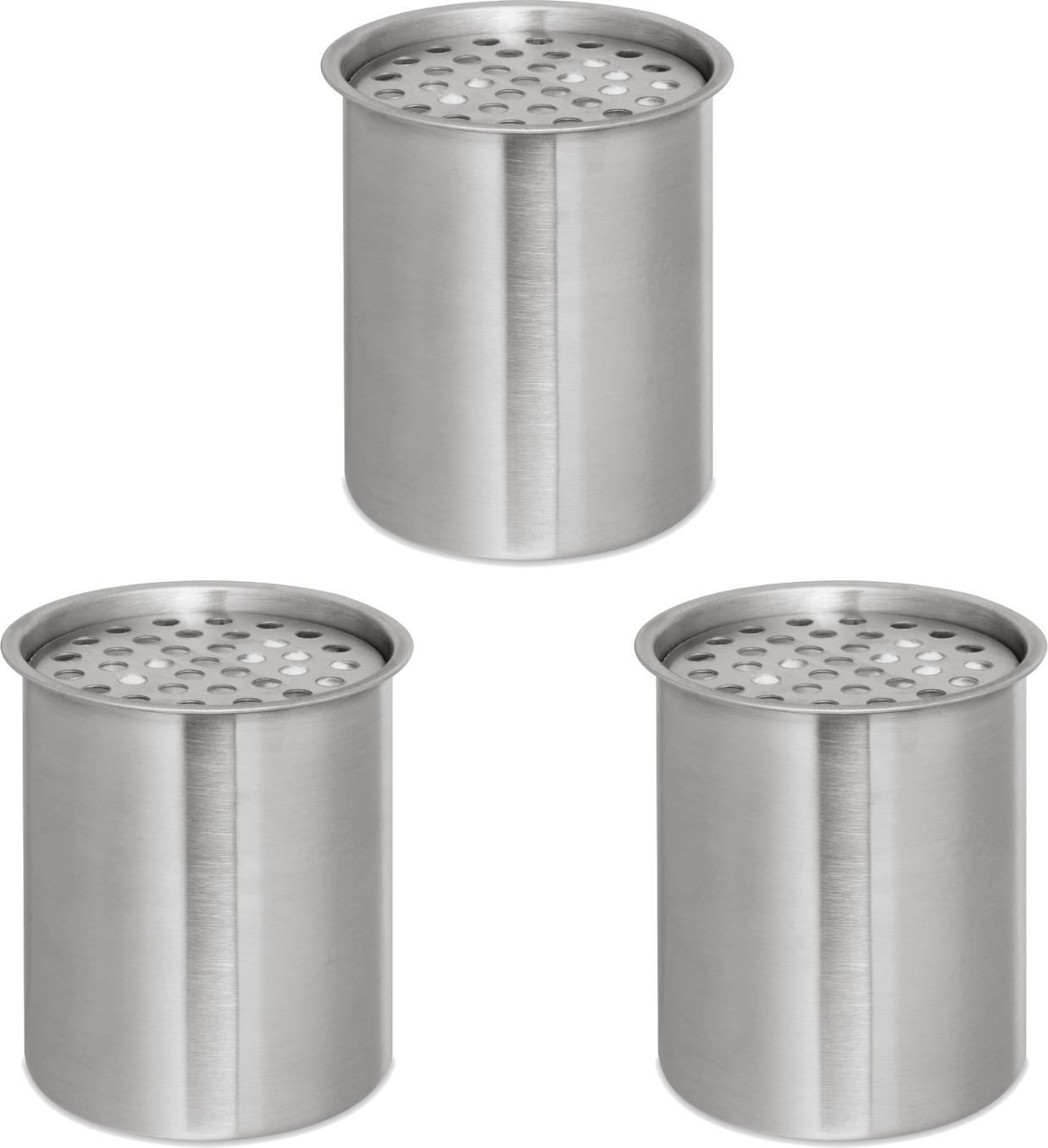 Moritz 3x Edelstahldose 0,45l mit Wolle
