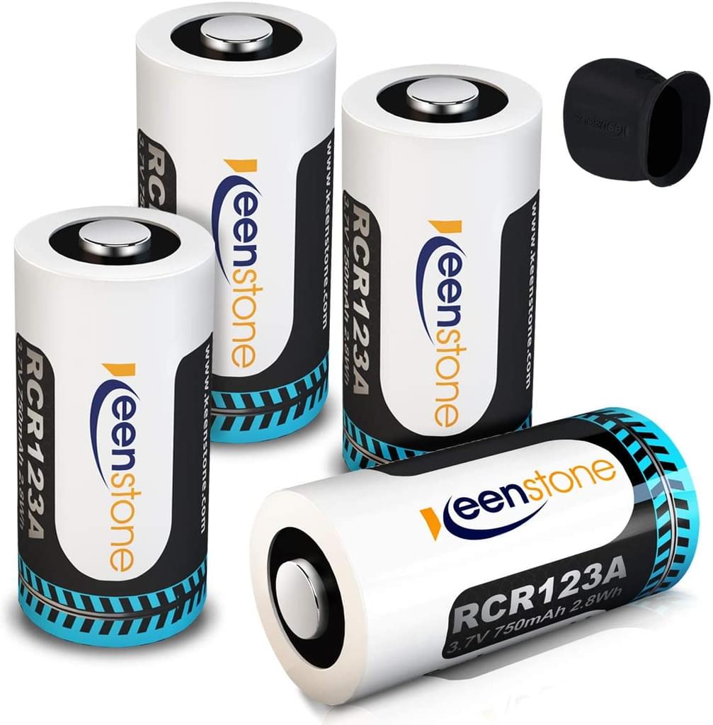 VMC3030 Tenergy wiederaufladbare CR123 Batterien x 16 und Ladegerät für Arlo Kameras . 