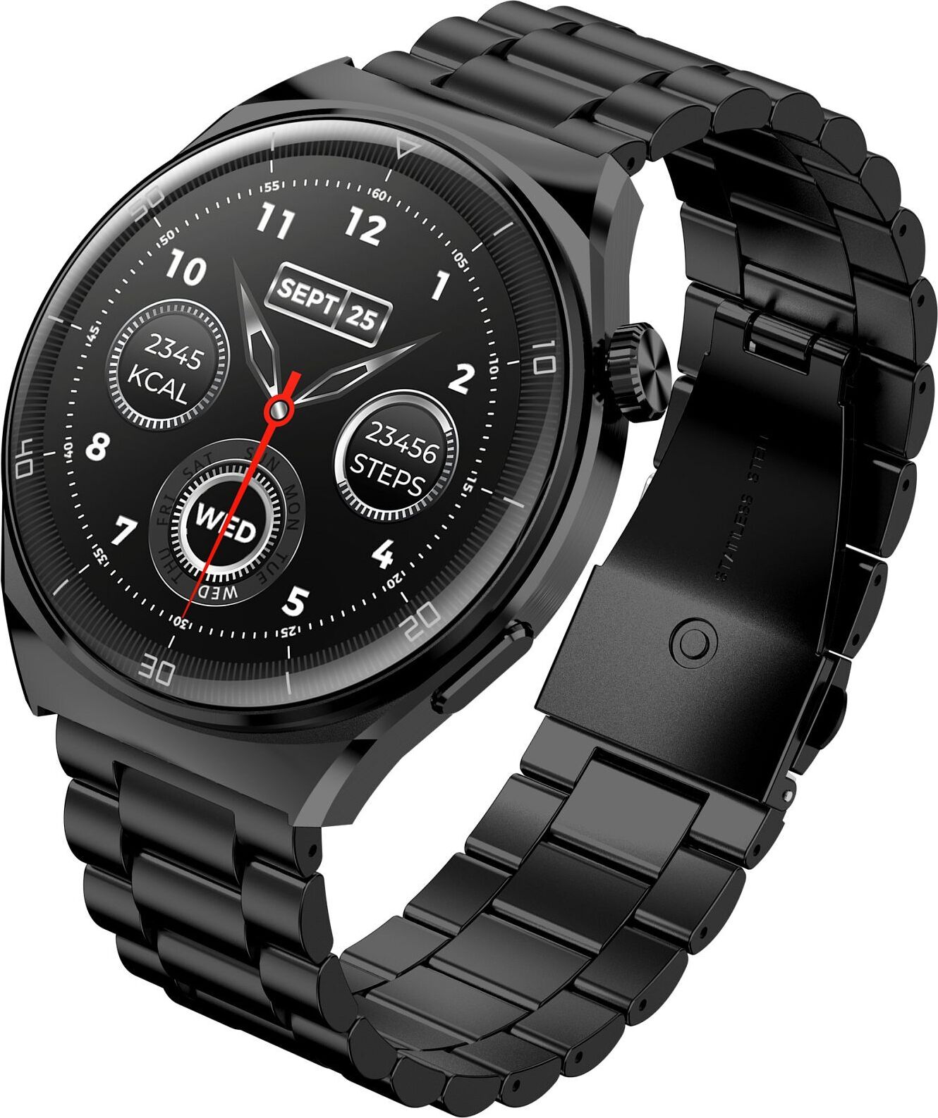 Garett Electronics Garett V12 Schwarz Stahl Herren Smartwatch Garett-5904238485620 V12_BLK_LTR