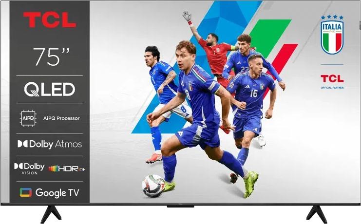 TCL 4K QLED TV | 75T69C | 75 | Smart TV | Google TV | UHD