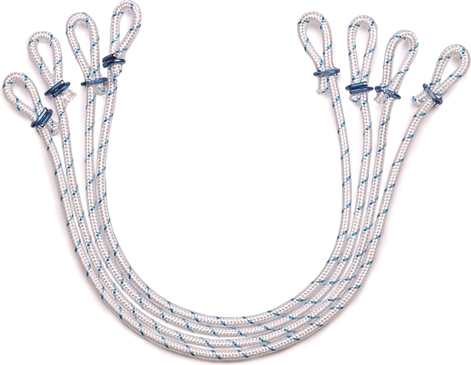 Innoventic FLAGLY Premium Fahnenschlinge - 4 Stück Fahnenschlingen zur Fahnenbefestigung von Fahnen und Flaggen am Fahnenmast