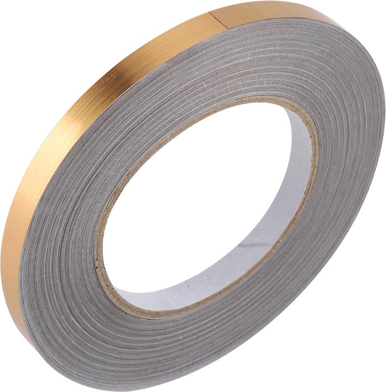 Cocosity Bodenfugenaufkleber für Haustierzimmer, selbstklebend, für Bodenecken und Fliesen (1 cm x 50 m, Gold)