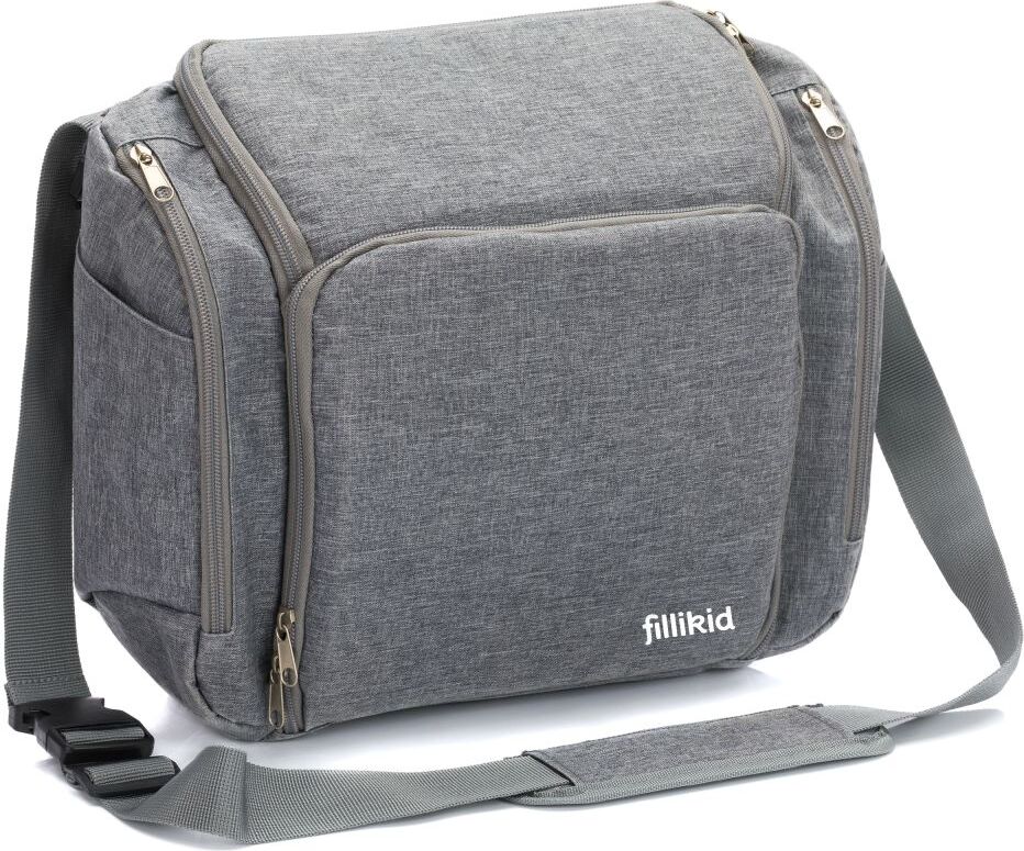 Fillikid Reise-Sitzpolster Sitzerhöhung inkl. Kinderwagenbefestigung,