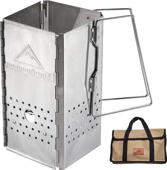 OEM Portable Holzkohle Starter RVS 18mm - Kamin Startmethode 2026