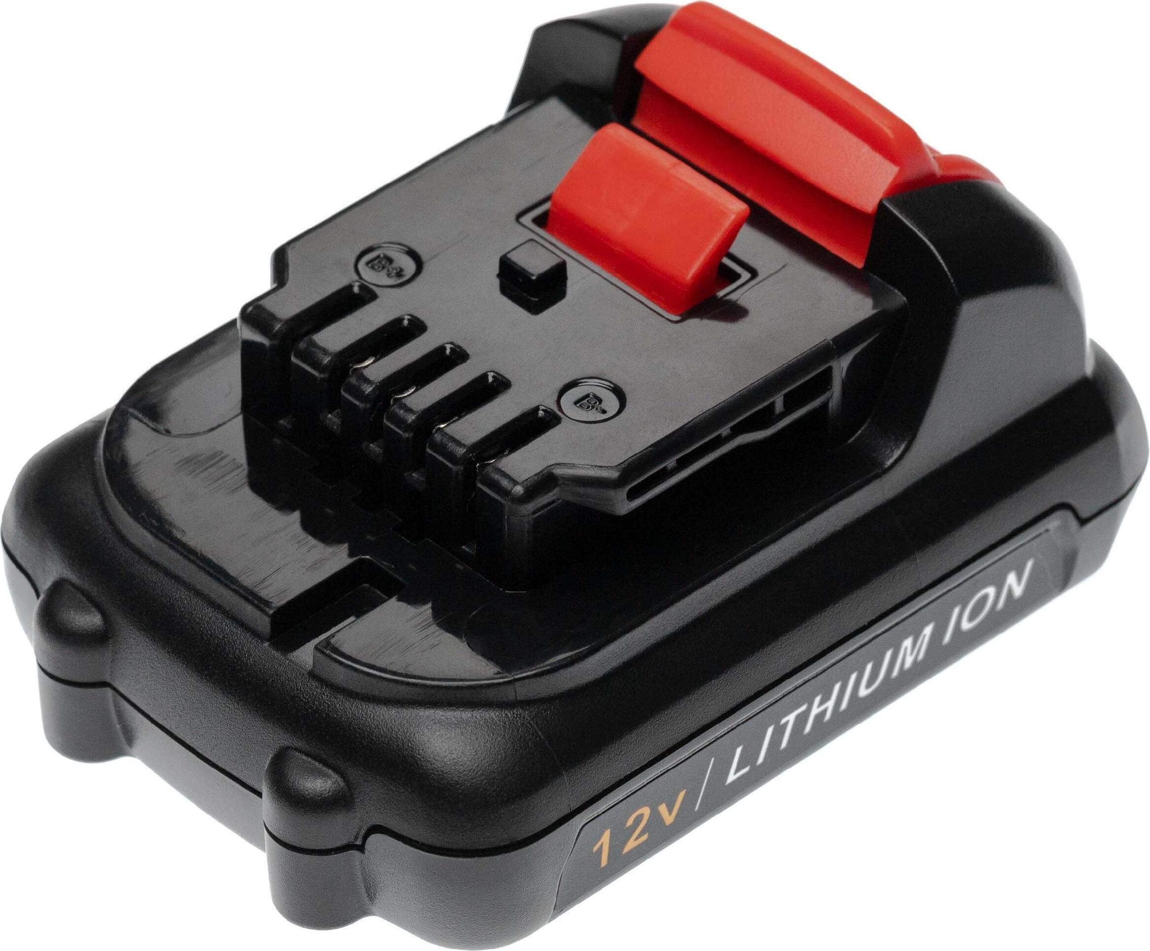 vhbw Akku Ersatz für Dewalt DCB127, DCB125, DCB123, DCB121, DCB120 für Werkzeug (2000 mAh, Li-Ion, 12 V) 169770915-14