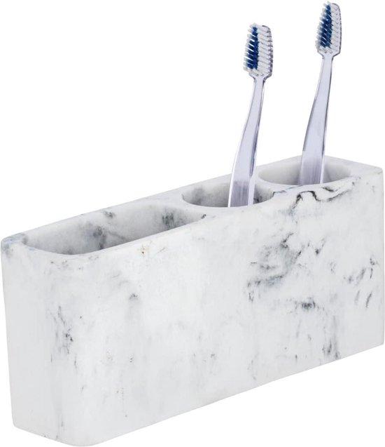 OEM Badezahnhalter marmeroptik - Stil Badezimmer - Weiß Grau 22 x 102 x 64 cm 2026