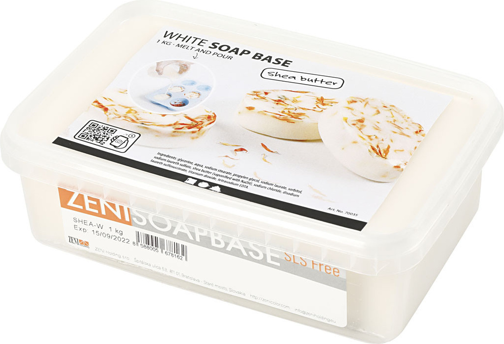 Stephensons Seifenbasis 'African Black' 1 Kg – Zum Schmelzen & Gießen, SLS/SLES-frei, Mit Sheabutter