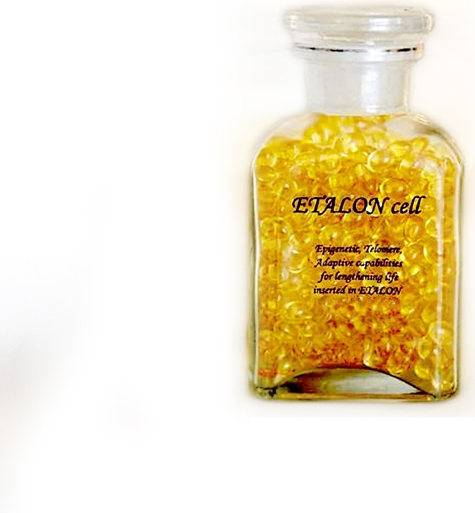 FOR LONG LIFE ETALON CELL Unterstützung zur Verlangsamung der Zeichen der Zellalterung, 360 Kapseln, 180 Tage