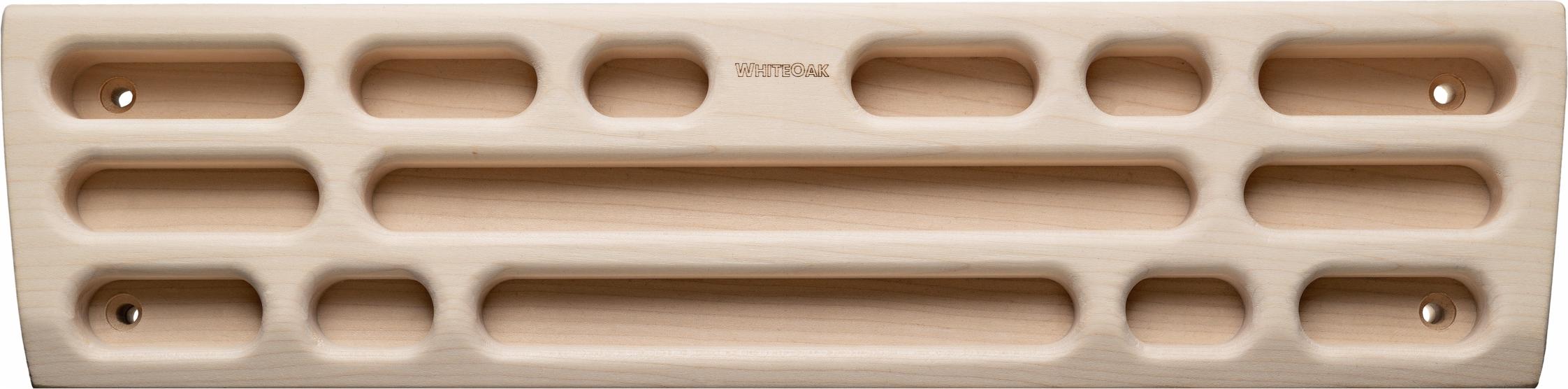 Hangboard WhiteOak 50x12,5x4,6 cm Holz Kletterboard Trainingsboard