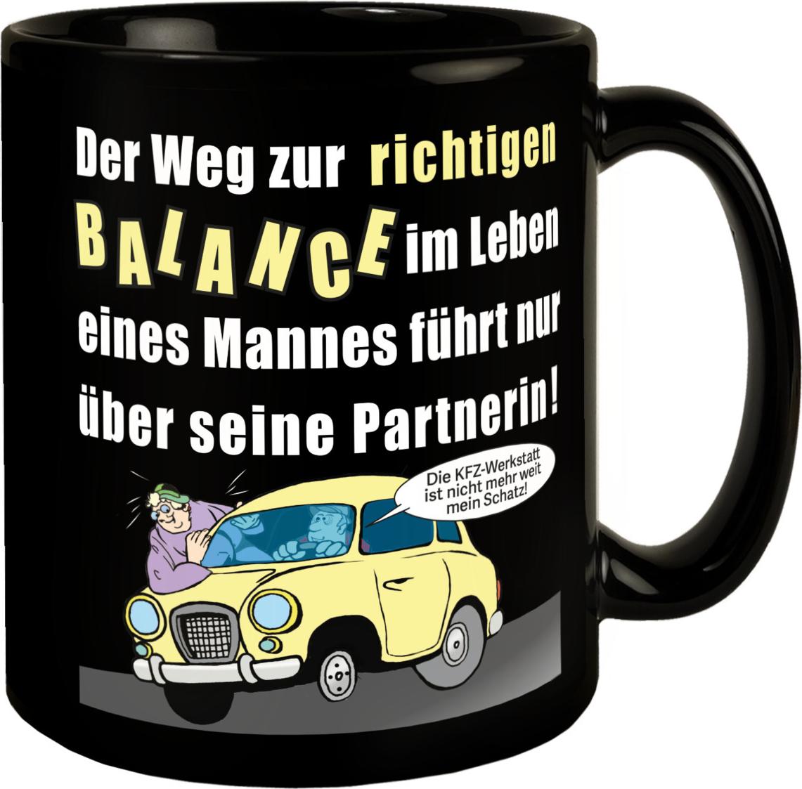 speecheese Weg zur Balance im Leben Tasse