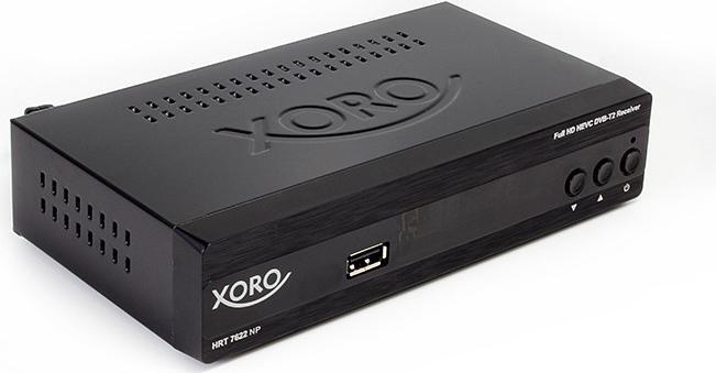 Xoro HRT 7622NP TV set-top box Ethernet (RJ-45), terestriálny Full HD čierny