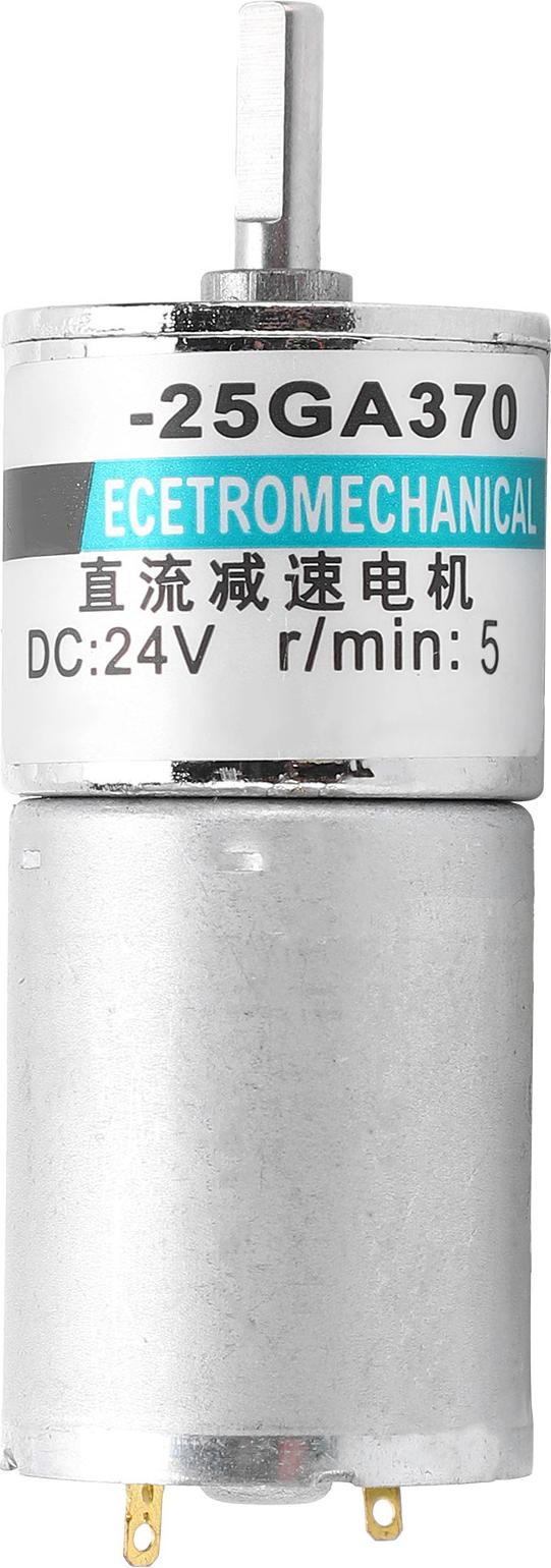 TWO TREES Gleichstrom-Getriebemotor, Mikro-Langsamlauf, CW/CCW, Permanentmagnet, für automatisierte Industrie, 24 V, XD?25GA3705 U/min