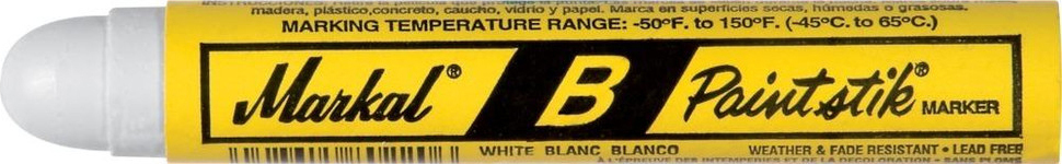MARKAL B Paintstik weiß 12 Stk 80220