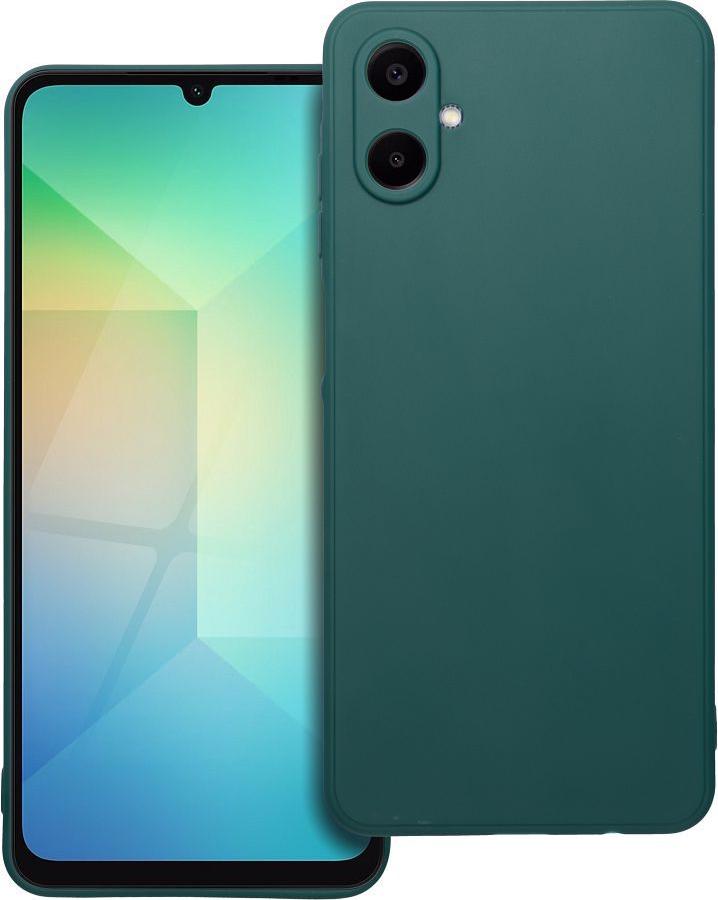 MATT kryt na mobilný telefón vhodný pre SAMSUNG A06 5G tmavozelený