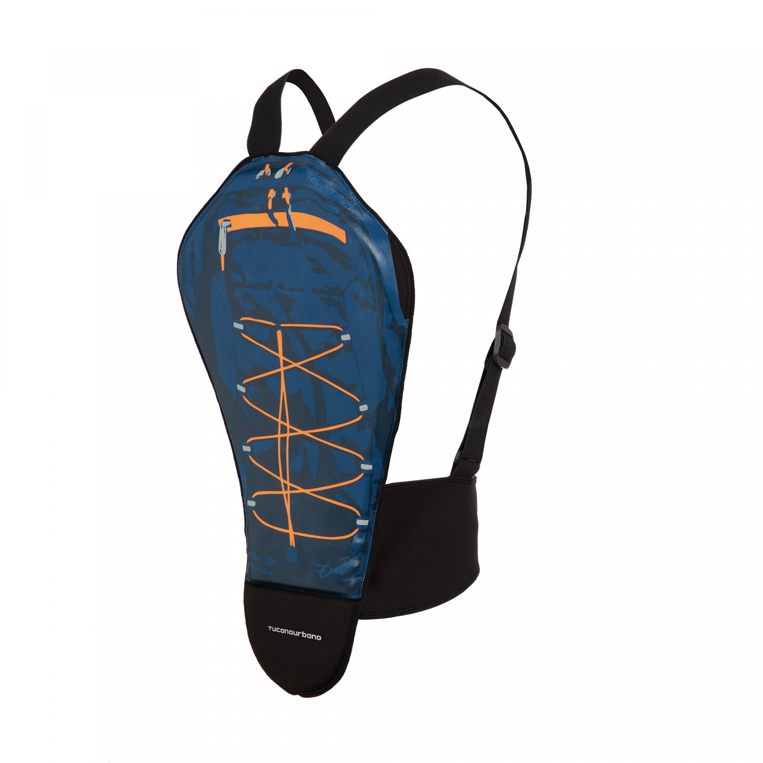 Rückenpanzerung Tucano Urbano PARA BACK Rückenschutz Rückenpanzer Protektor - Größe: L, Farbe: Blau 8009B2