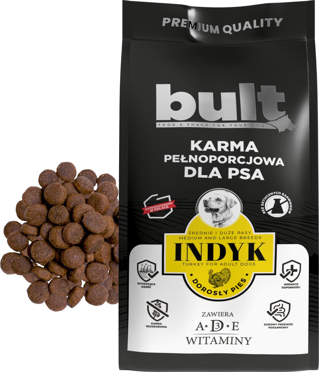 Bult Trockenfutter Mit Pute Für Ausgewachsene Hunde 3Kg