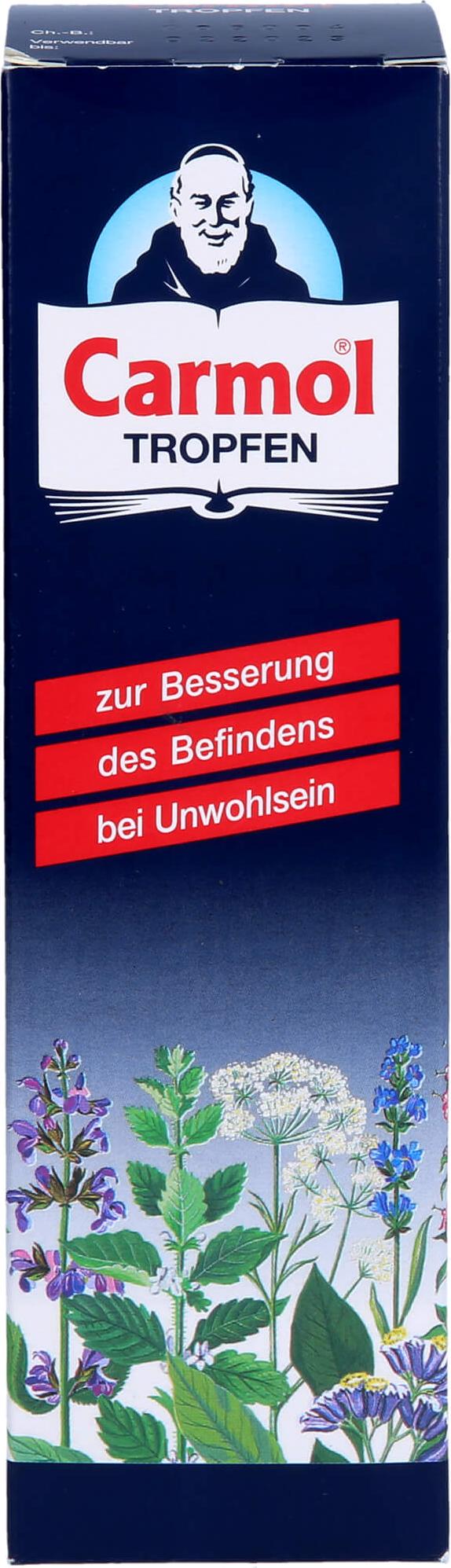QUEISSER PHARMA GMBH & CO. Carmol Tropfen zur Besserung des Befindens bei Unwohlsein, 80 ml Lösung 17387204