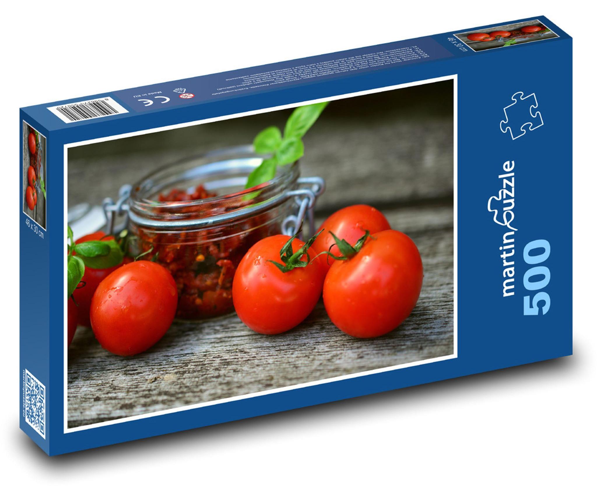 MCprint Puzzle 500 Tomaten und Getrocknete Tomaten - martinpuzzle