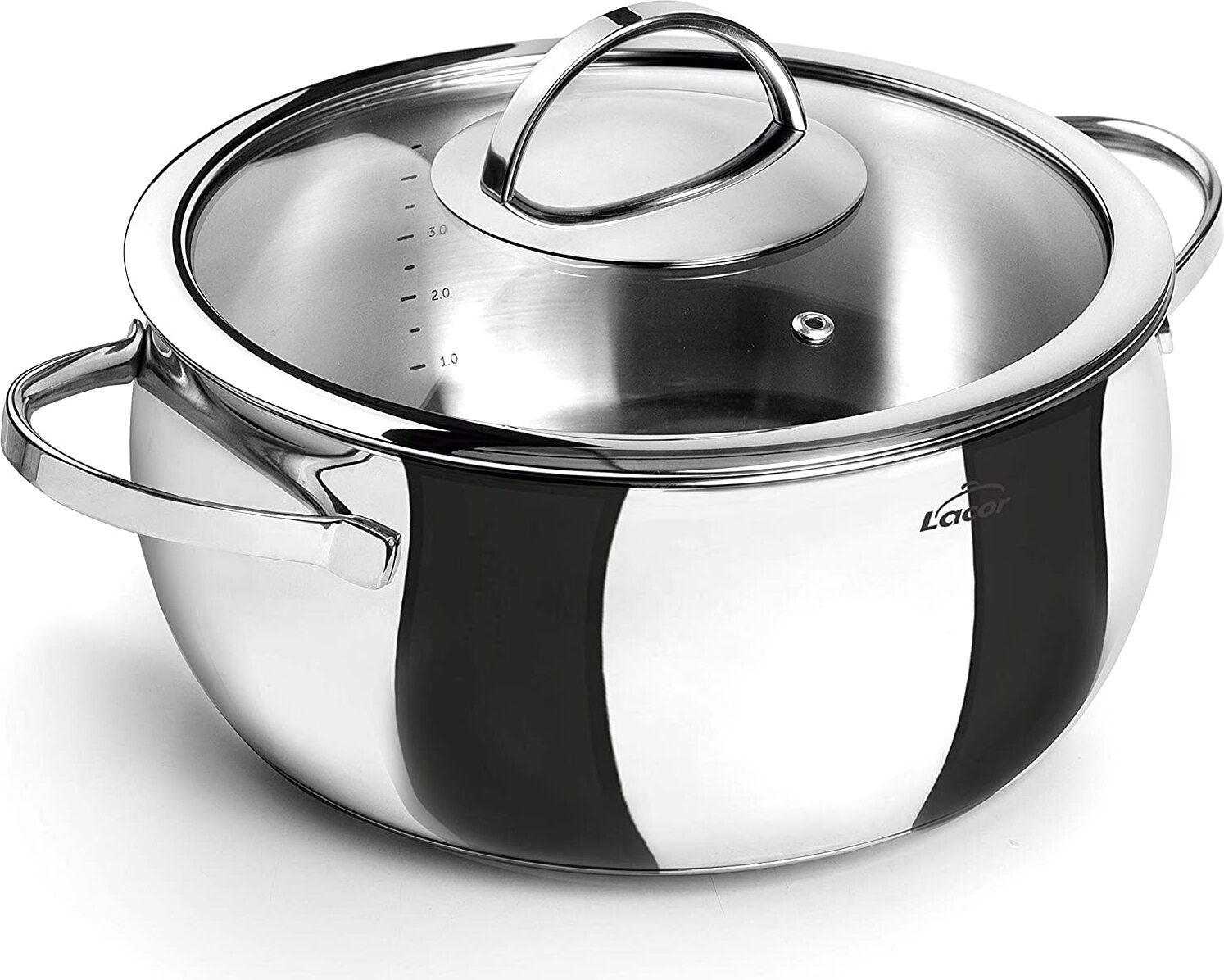 Lacor - 79024 - Bauchdeckel -Touch 24 cm. Inox
