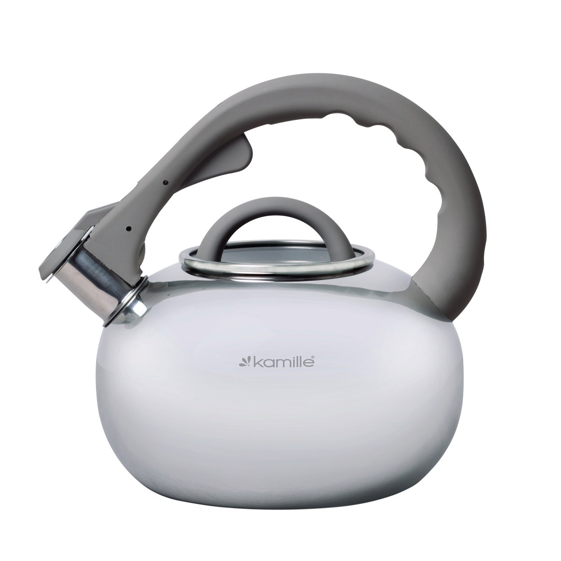 Wasserkocher mit Pfeife aus Edelstahl 2,8 L INDUKTION KAMILLE KM-0687A