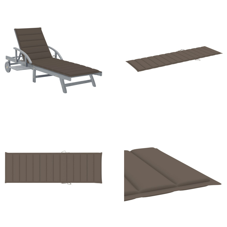 vidaXL Lehátko s opierkou Akáciové masívne drevo - Lehátko - Lehátka - Drevené ležadlo - Drevené ležadlá