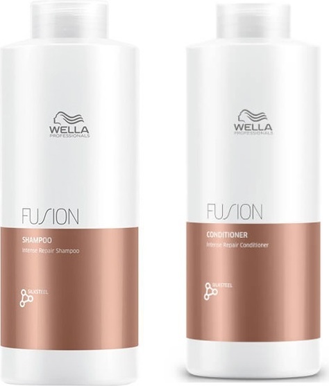 Súprava Wella Fusion: intenzívny regeneračný šampón 1000 ml + kondicionér 1000 ml