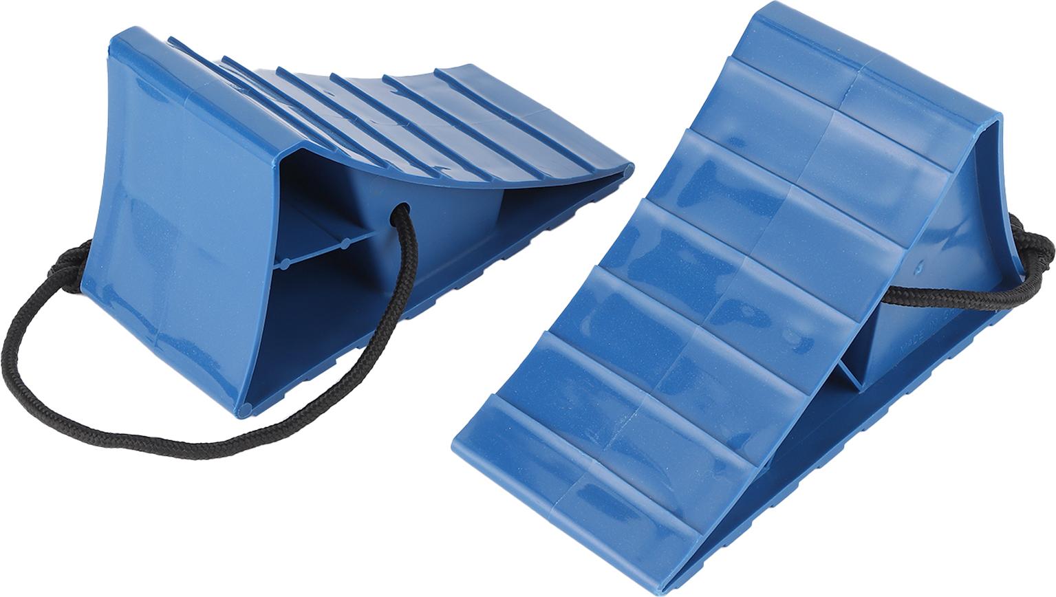 Gistuch 2pcs tragbarer Radkeil -Anti -Slip -Reifen -Stoppblock für Autoanhänger Caravans Motorrad