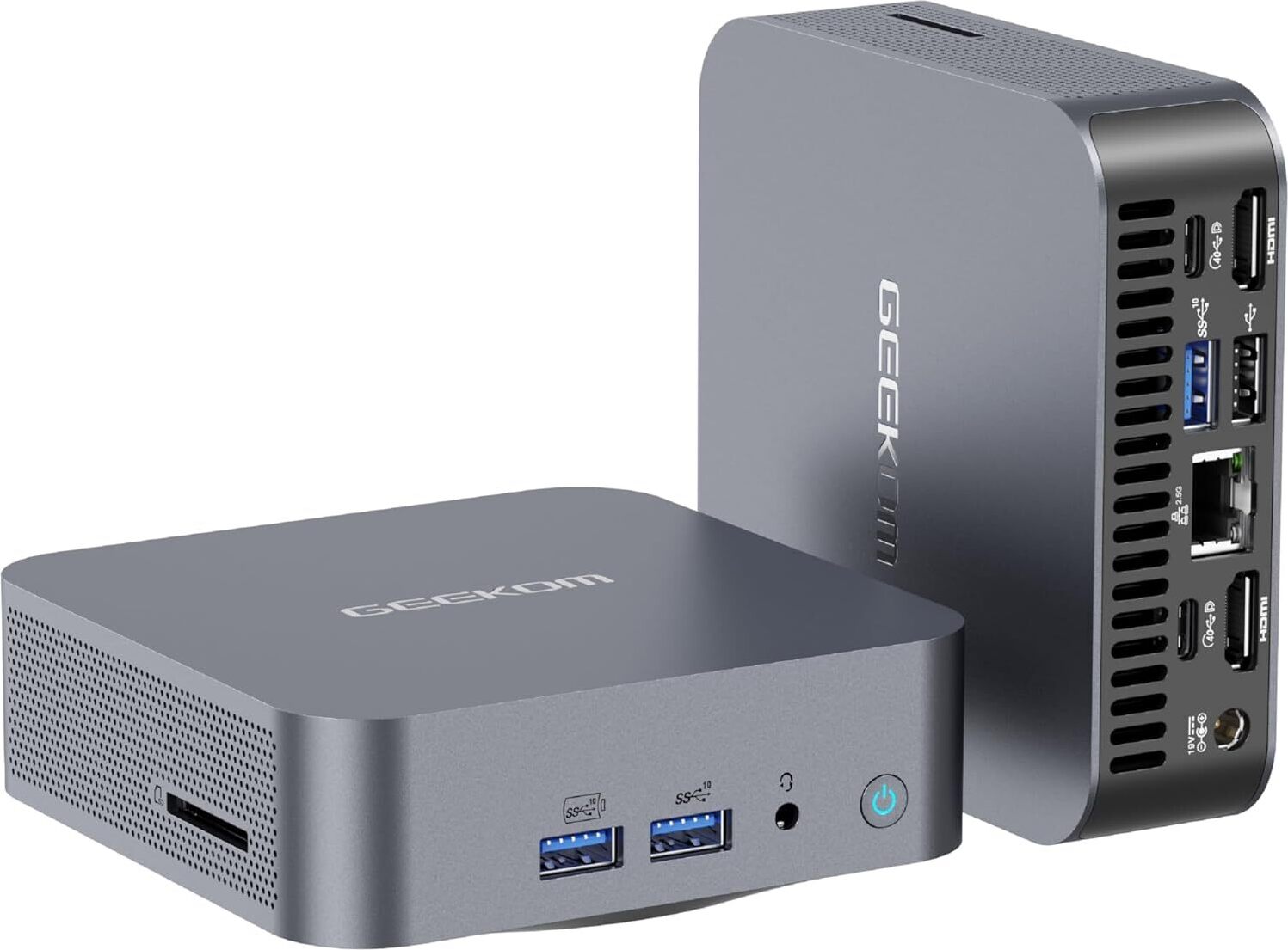 GEEKOM GT12 PRO Mini PC i7 12650H, minipočítač (10C/16T) s 32 GB DDR4 RAM, 1 TB M.2 PCIe SSD, mini stolný počítač WIFI 6E, BT 5.2, 8K UHD Windows 11 Pro