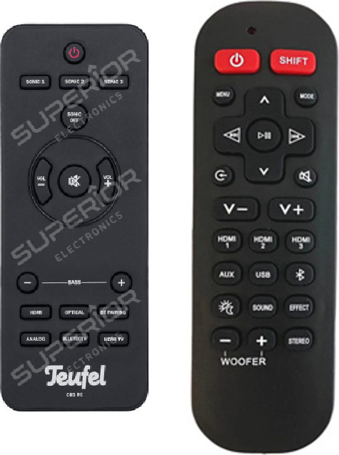 BELIFE Ersatz Fernbedienung für Teufel CBS RC - Cinebase