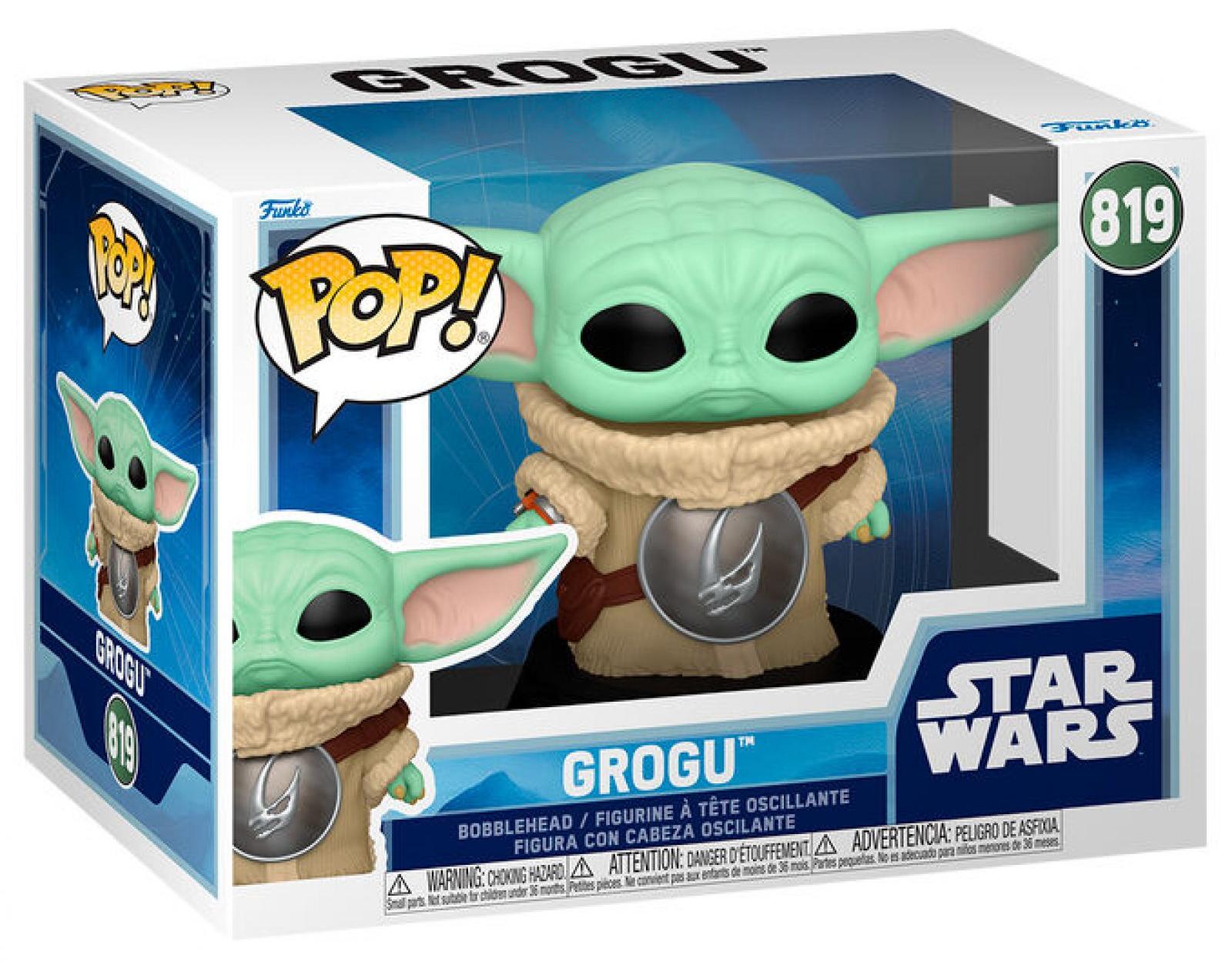 FUNKO POP! Vinyl Figur Star Wars The Mandalorian and Grogu Grogu 819 904476