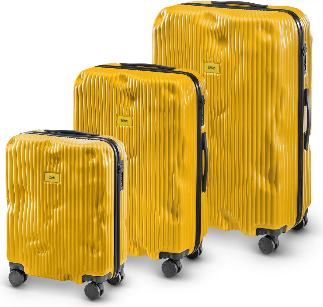 Crash Baggage Stripe Kofferset Gr. L/M/S - Yellow CB150-004