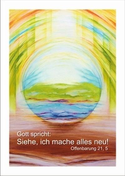 Praxisverlag Buch & Musik Bm Ggmbh Jahreslosung 2026 - Andrea Sautter - Kunstblatt DIN A3 (Jahreslosung Andrea Sautter)