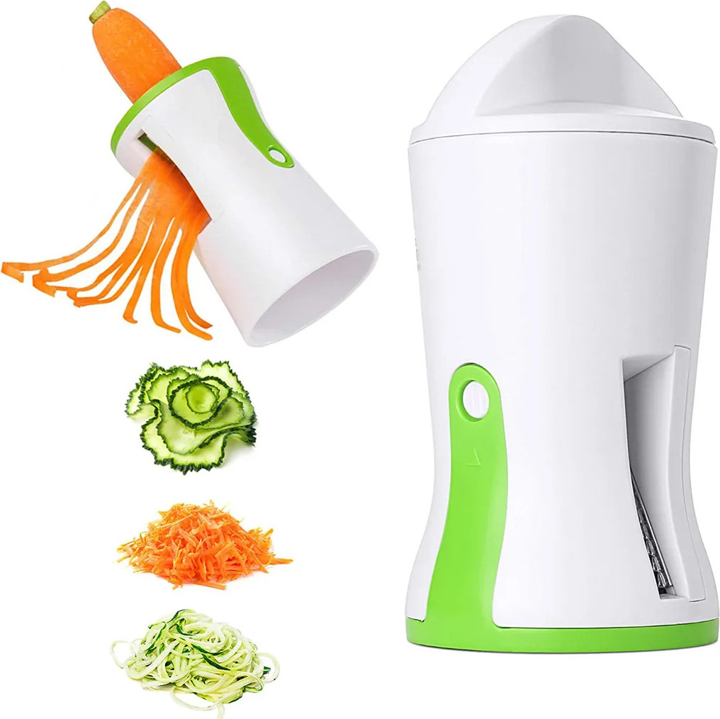 mc star Spiralschneider Hand - Spiralschneider Gemüse Schneider für Karotte, Gurke, Kartoffel,Kürbis, Zucchini,