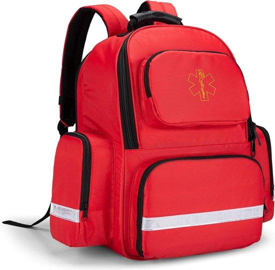 Famanu Notfallrucksack mit medizinischem Zubehör - Rot SHSHOP