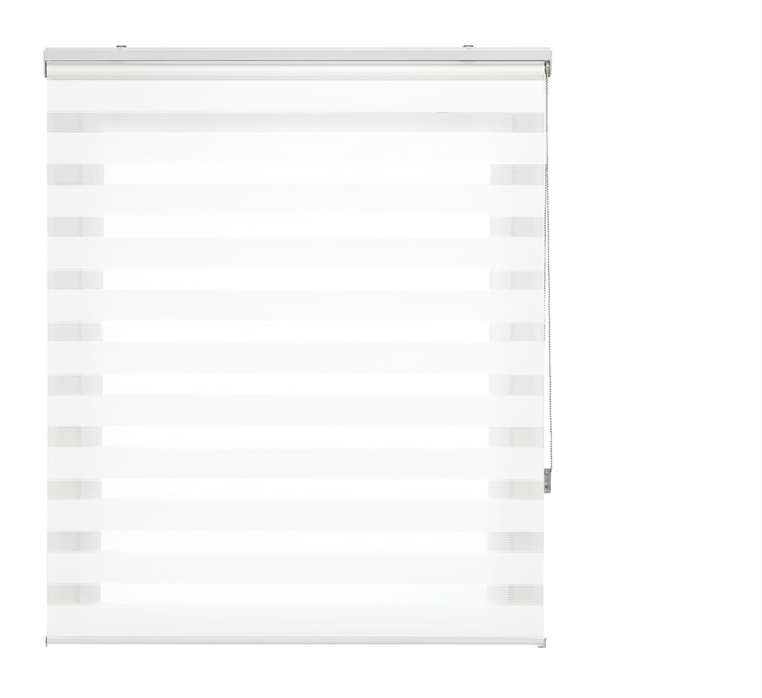 Purline Zweifarbiges Tag und Nacht - Rollo mit Doppelstoff und Haspelkette