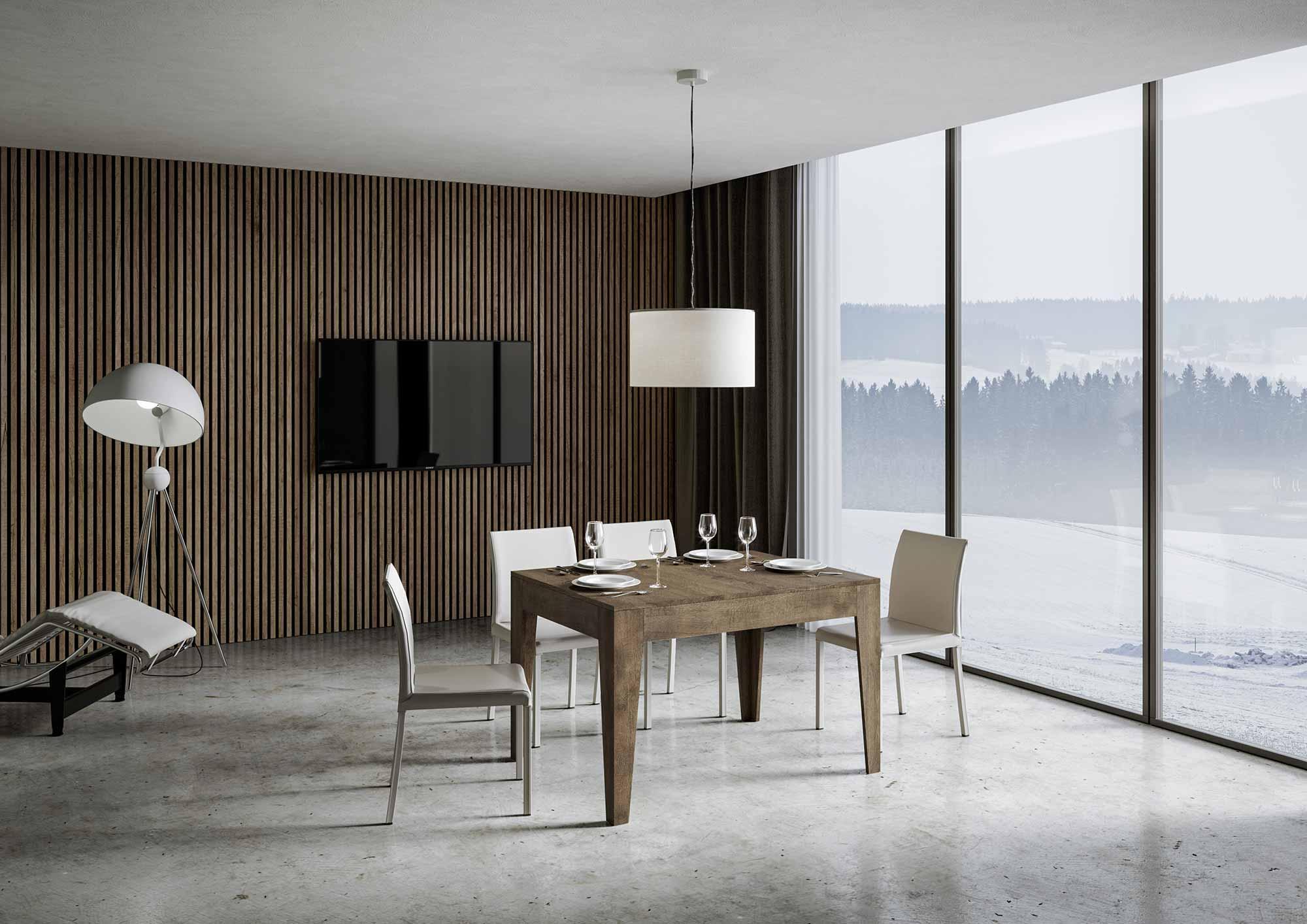 ITAMOBY - Ausziehtisch 120/180x90 cm Cico Nussbaum WE1200TAVCICO-NC